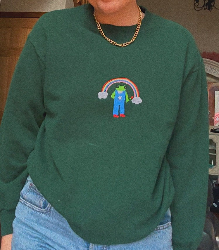 Rainbow Frog Sweatshirt