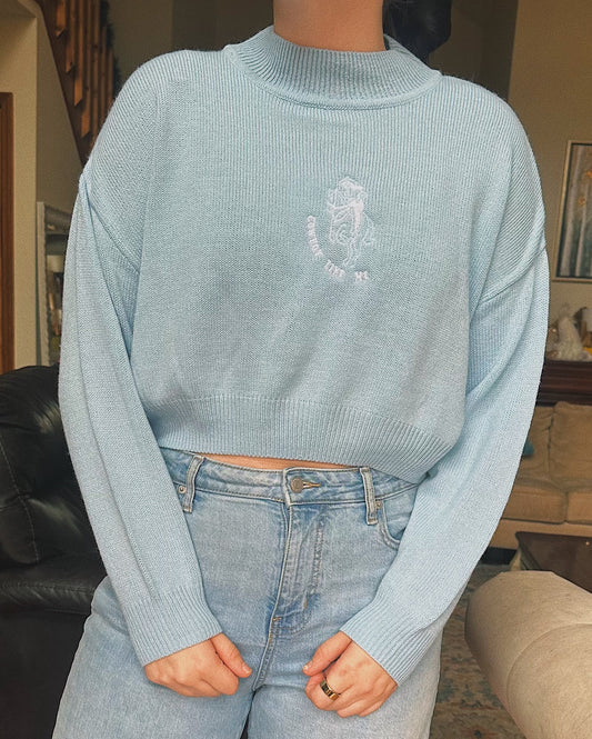 "Cowboy Like Me" Cropped Sweater